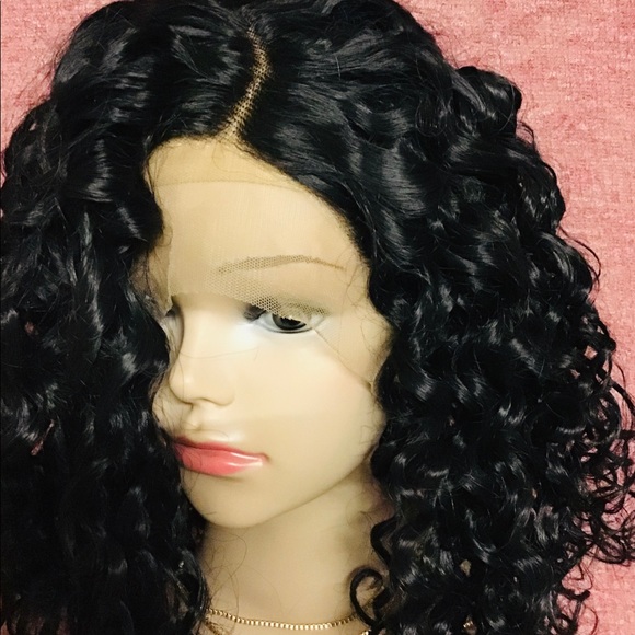 Curly synthetic Short Style Lace U part Synthetic Wig for Women 14 inch - Picture 5 of 7